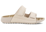 ECCO 2nd Cozmo Womens Comfortable Leather 2 Strap Slide Sandals