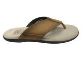 Savelli Laguna Mens Comfortable Leather Thongs Sandals Made In Brazil