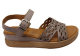 Orizonte Malinar Womens Comfortable European Leather Wedge Sandals