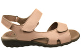 Flex & Go Carmella Womens Comfortable Leather Sandals Made In Portugal