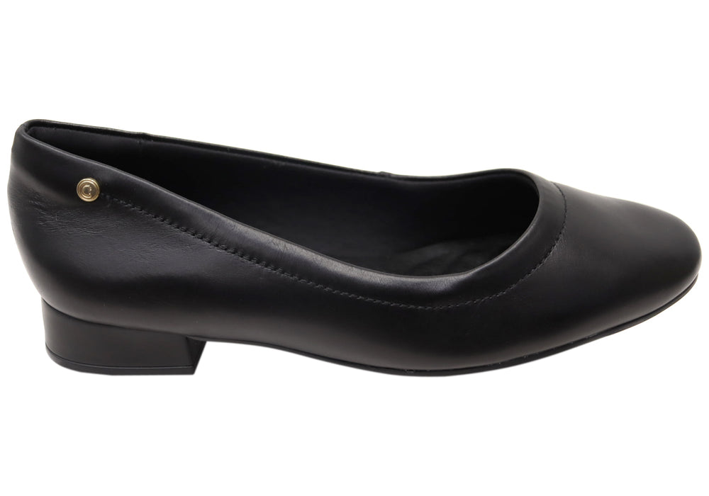 Comfortflex Tina Womens Leather Comfortable Brazilian Low Heel Shoes