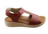 Usaflex Picton Womens Comfortable Leather Sandals Made In Brazil