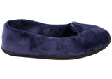 Dearfoams Womens Rebecca Microfiber Velour Wide Width Slippers