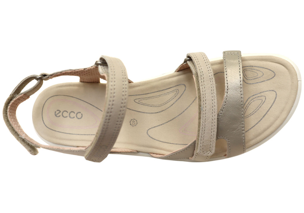 ECCO Womens Cruise II Comfortable Leather Sandals