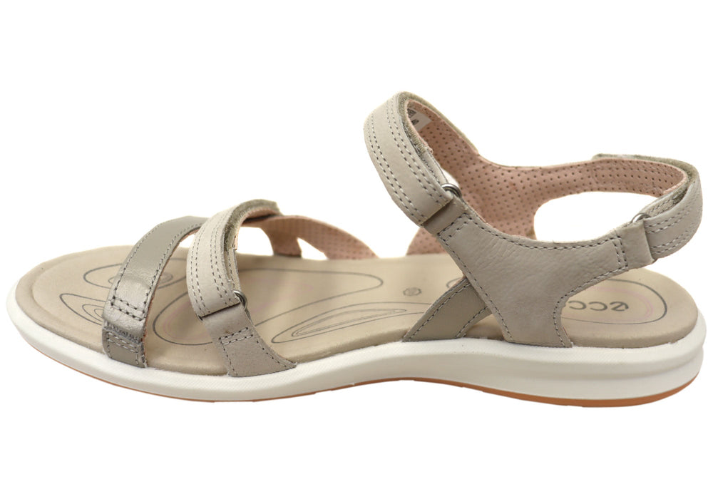 ECCO Womens Cruise II Comfortable Leather Sandals