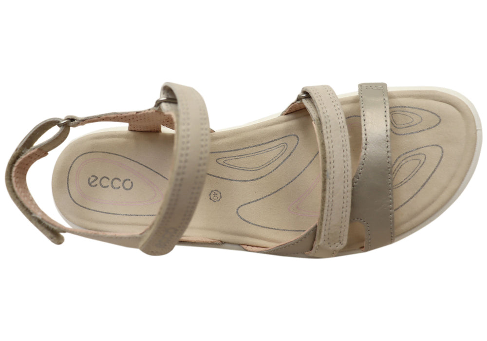 ECCO Womens Cruise II Comfortable Leather Sandals