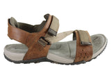 Merrell Terrant Strap Mens Comfortable Cushioned Leather Sandals