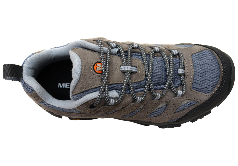 Merrell Womens Moab 3 Wide Width Comfortable Leather Hiking Shoes