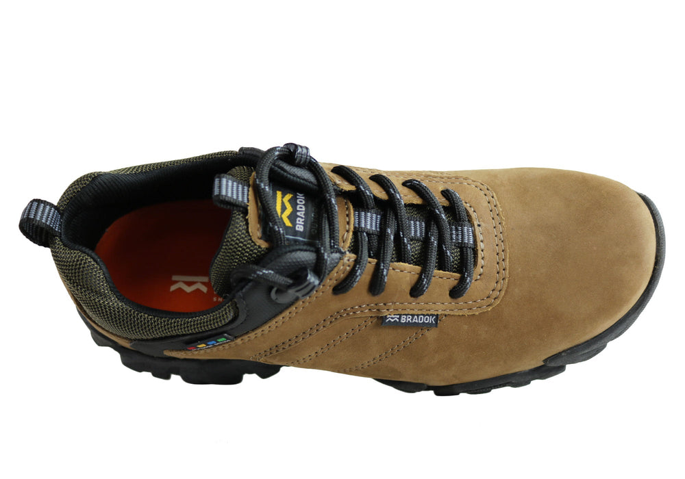 Bradok Kilauea LW Mens Comfort Leather Hiking Shoes Made In Brazil