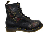 Dr Martens Womens 1460 8 Eye Decayed Roses Nappa Leather Boots