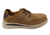 Skechers Mens Proven Valargo Comfortable Leather Lace Up Shoes