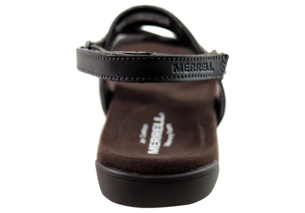 Merrell Womens Hayes Strap Leather Comfortable Sandals