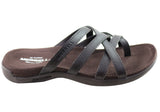 Merrell Womens Hayes Thong Leather Comfortable Sandals