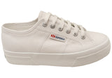 Superga Womens 2740 Platform Comfortable Lace Up Shoes