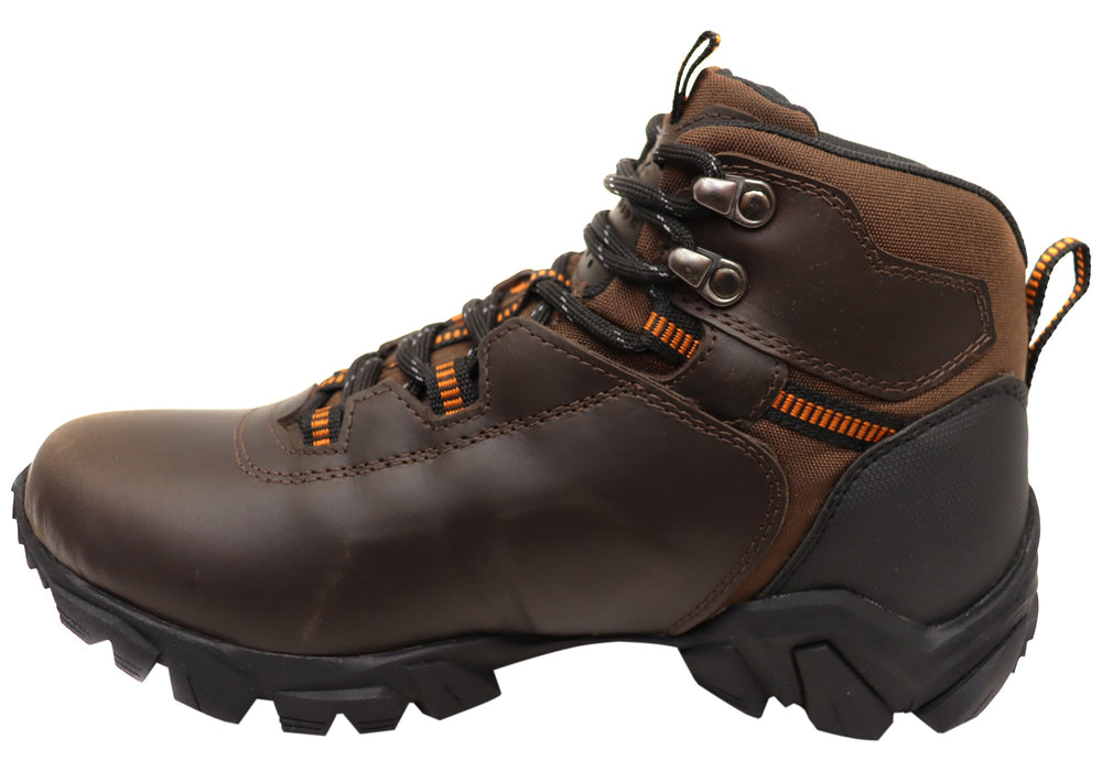 Bradok Trex Mens Comfortable Leather Hiking Boots Made In Brazil