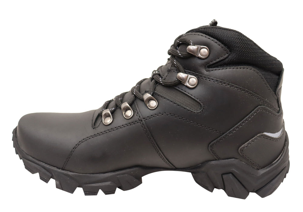 Bradok Raptor 2 Mens Comfortable Leather Hiking Boots Made In Brazil