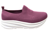 Kroten Womens Travelwalker Rise Slip On Wide Width Walking Shoes