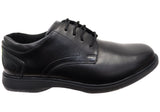 Nunn Bush By Florsheim Mens Kore Pro Plain EE Extra Wide Leather Shoes