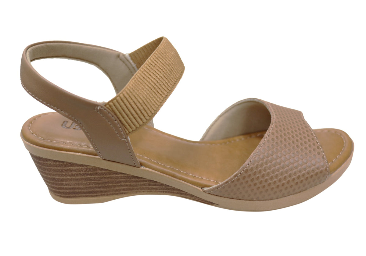 Usaflex Adira Womens Comfortable Leather Sandals Made In Brazil ...