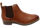 Florsheim Mens EEE Triple Wide Leather Ceduna Plain Toe Chelsea Boots