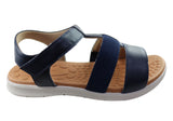 Usaflex Arwen Womens Comfortable Leather Sandals Made In Brazil