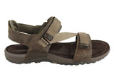 Merrell Terrant Strap Mens Comfortable Cushioned Leather Sandals