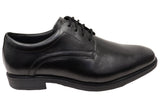 Nunn Bush By Florsheim Mens Baxter Plain Triple Wide Leather Shoes